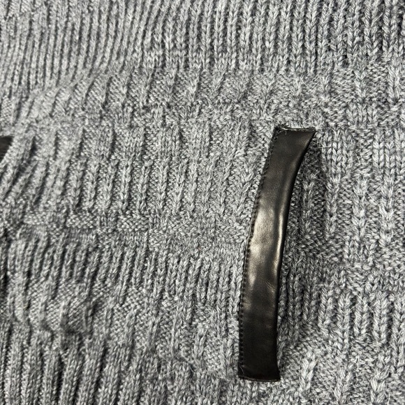 Juicy Couture Maya Hoodie NWT Rare Knit Wool Alpaca Charcoal VTG Sz L Y2K 2000s - Picture 8 of 15